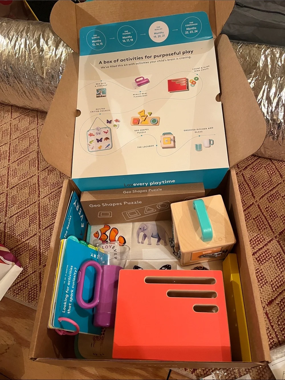 Lovevery Play Kit The Realist (Months 19, 20, 21)